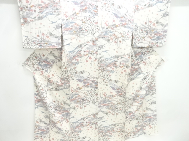 JAPANESE KIMONO / HITOE KOMON / SCENERY OF HOUSE